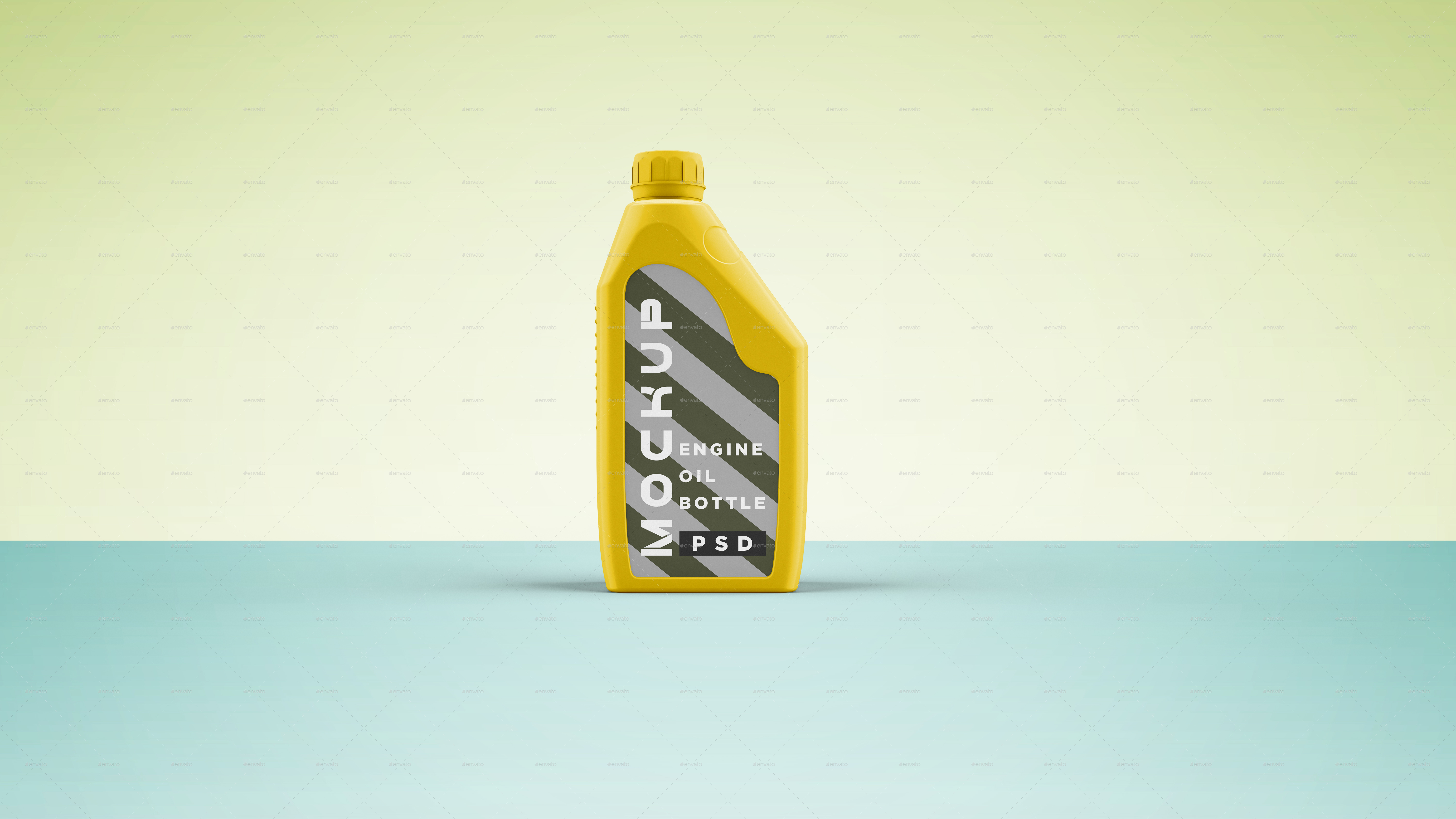 Engine Oil Bottle Mockup, Graphics GraphicRiver